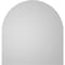 Ekena Millwork Round Top Surface Mount PVC Gable Vent w/ 2"W x 2"P Brickmould Sill Frame, 40"W x 42"H GVPRT40X4203SN - alternate 5
